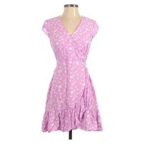 NWT J Crew Pink White Floral Dress Sz 12!